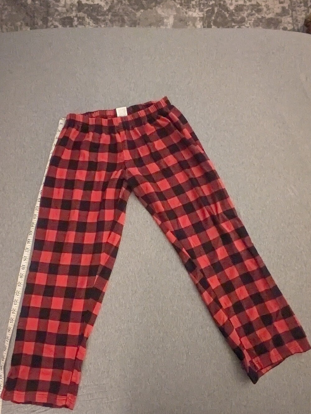 Kids Red and Black Buffalo Plaid Pajama Pants